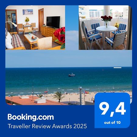 El Tiburon - Piso Con Espectaculares Vistas Al Mar - Solo Para Familias Ideal Para 4 Personas - Aire - Calefaccion - Ganador Award 2025, 2024, 2023, 2022 Playa de Gandia 외부 사진